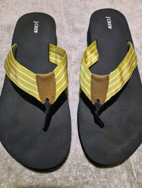 J Crew Platform Wedge Flip Flops Women's Size 12